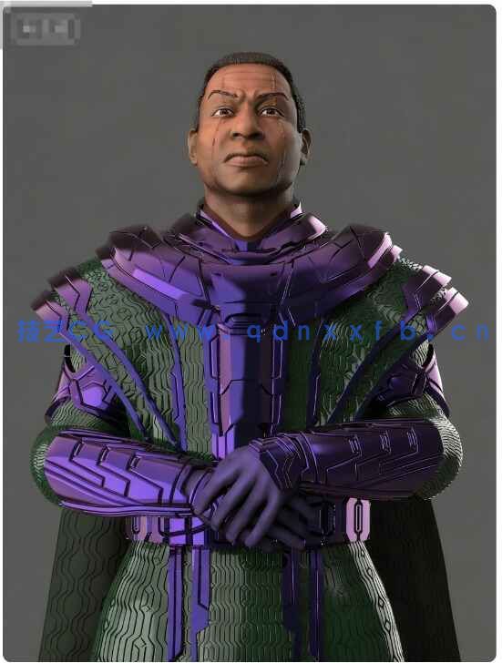 [独立角色] 征服者康漫威动漫角色雕塑3D模型(图1)