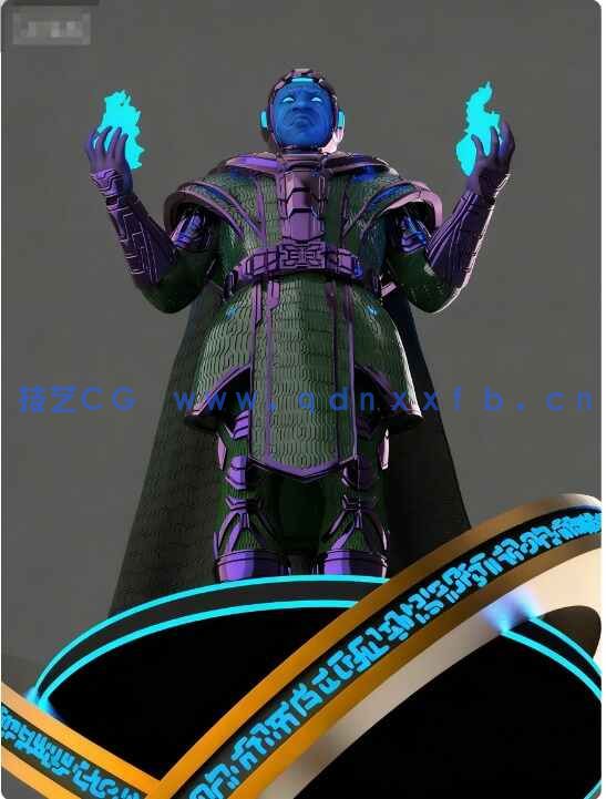 [独立角色] 征服者康漫威动漫角色雕塑3D模型(图3)