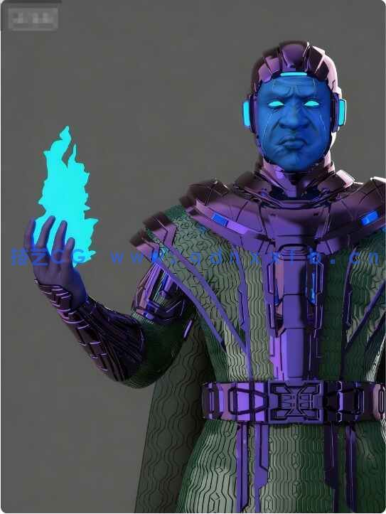 [独立角色] 征服者康漫威动漫角色雕塑3D模型(图6)