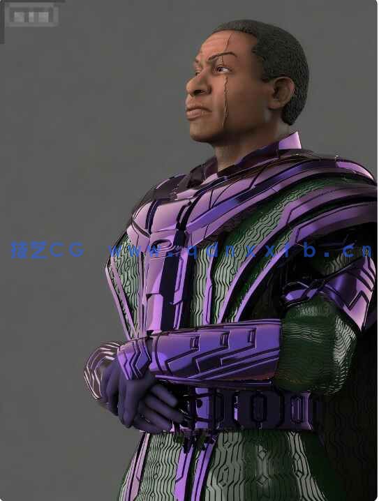 [独立角色] 征服者康漫威动漫角色雕塑3D模型(图7)