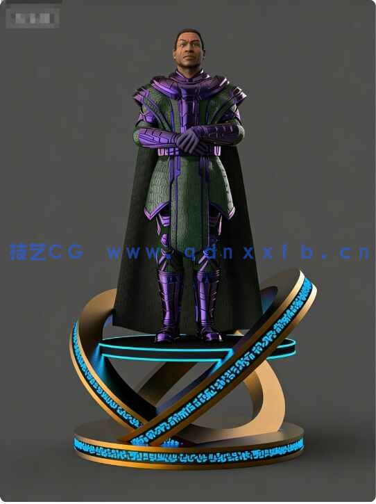 [独立角色] 征服者康漫威动漫角色雕塑3D模型(图5)