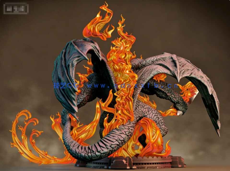 [独立角色] 炎魔Balrog影视角色雕塑3D打印模型(图4)