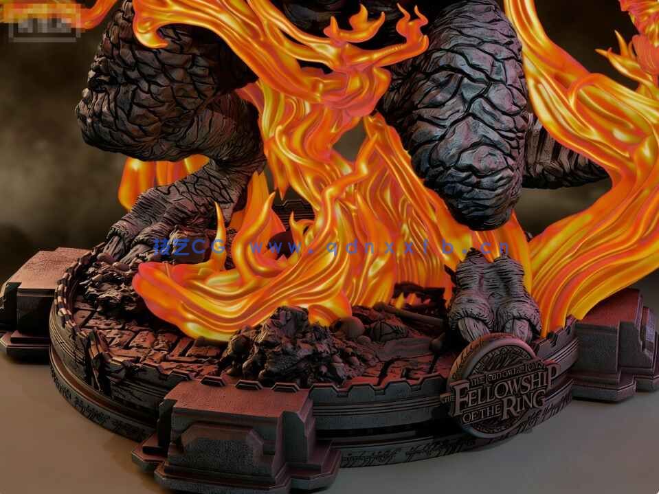 [独立角色] 炎魔Balrog影视角色雕塑3D打印模型(图5)