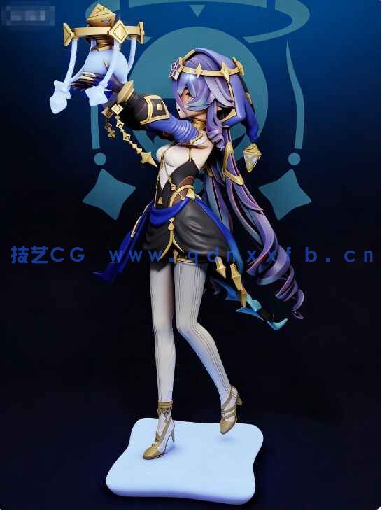 [独立角色] 莱依拉原神游戏角色Layla雕塑3D打印模型(图1)