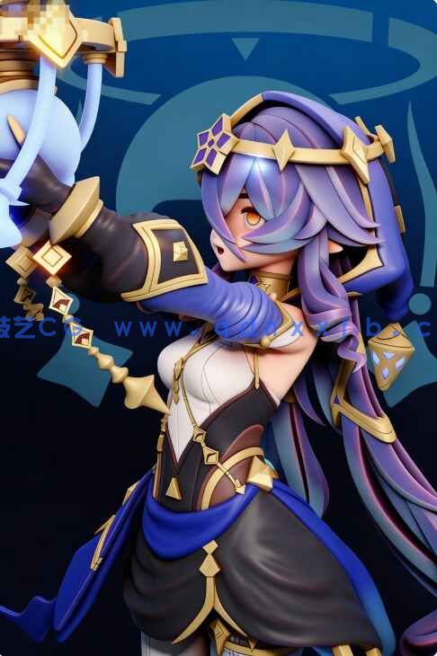 [独立角色] 莱依拉原神游戏角色Layla雕塑3D打印模型(图5)