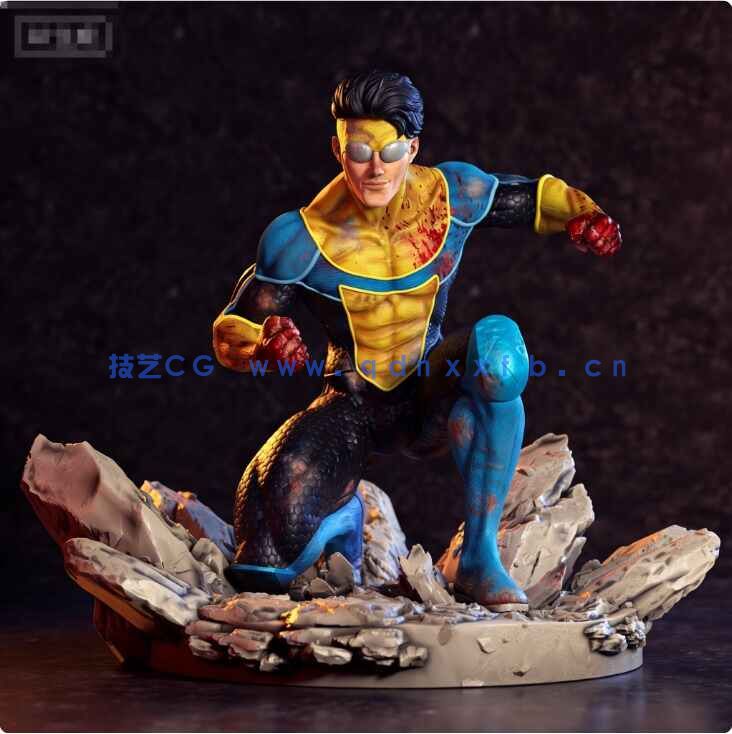 [独立角色] 无敌少侠动漫角色雕塑3D打印模型(图5)