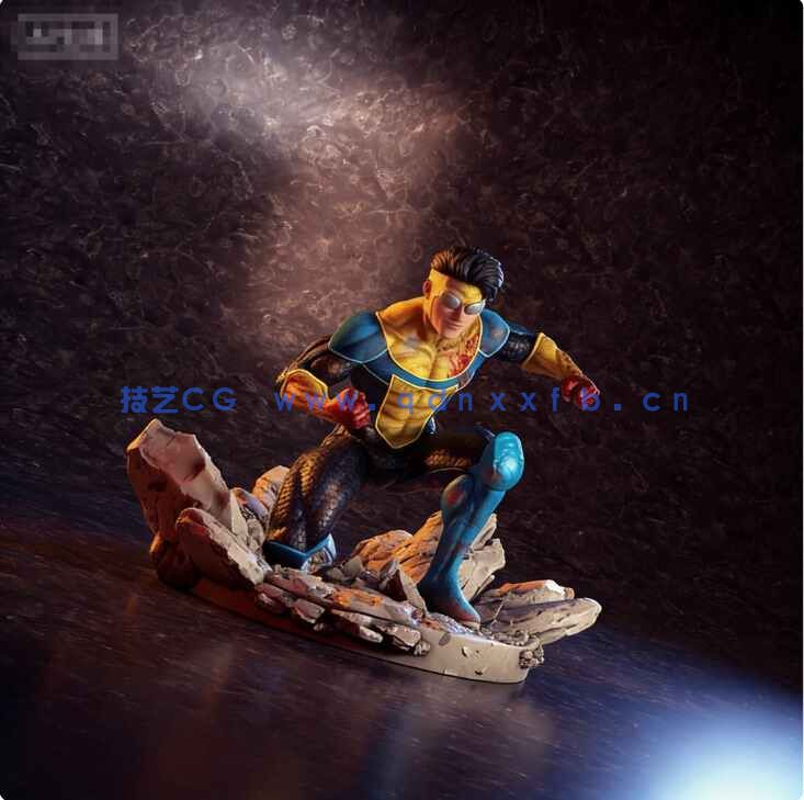 [独立角色] 无敌少侠动漫角色雕塑3D打印模型(图6)