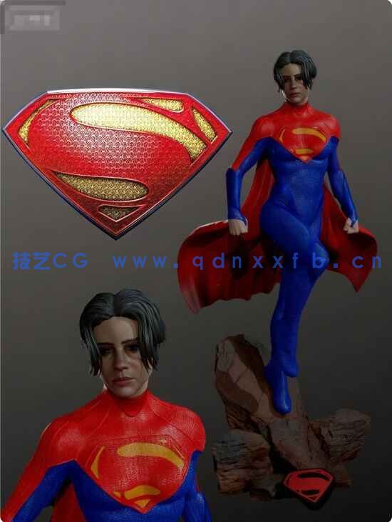 [独立角色] 女超人DC影视动漫角色雕塑3D打印模型(图2)