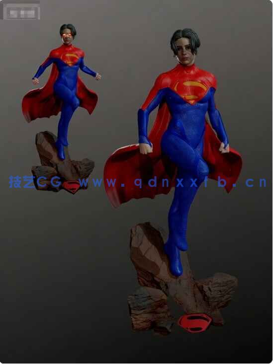 [独立角色] 女超人DC影视动漫角色雕塑3D打印模型(图3)