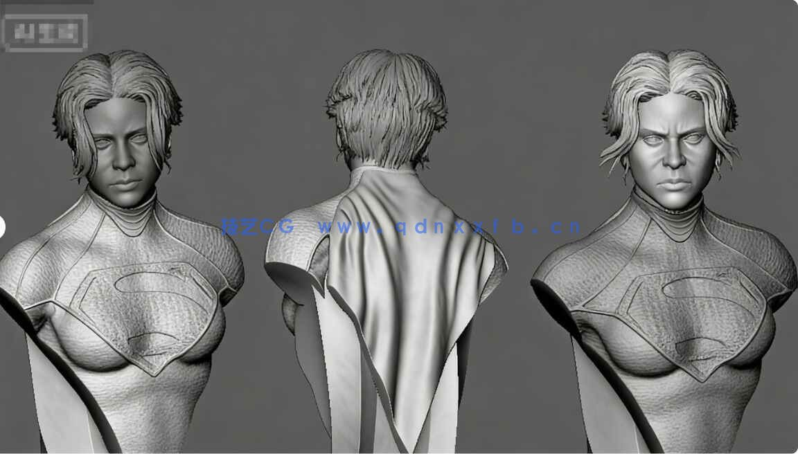 [独立角色] 女超人DC影视动漫角色雕塑3D打印模型(图7)