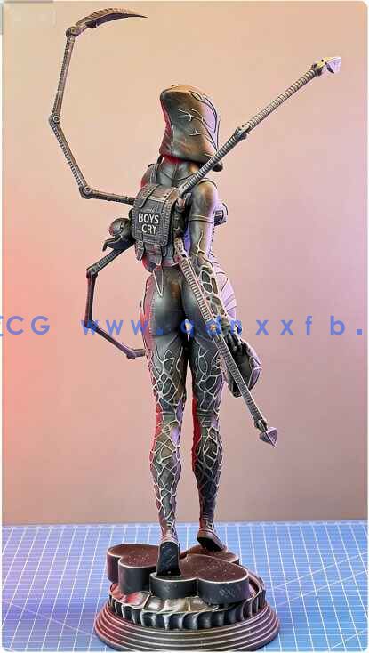 [独立角色] 格温史黛西蜘蛛侠平行宇宙动画角色雕塑3D打印模型(图9)