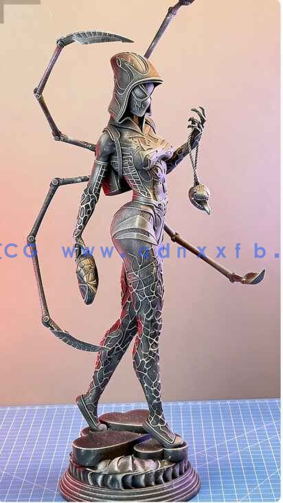 [独立角色] 格温史黛西蜘蛛侠平行宇宙动画角色雕塑3D打印模型(图8)