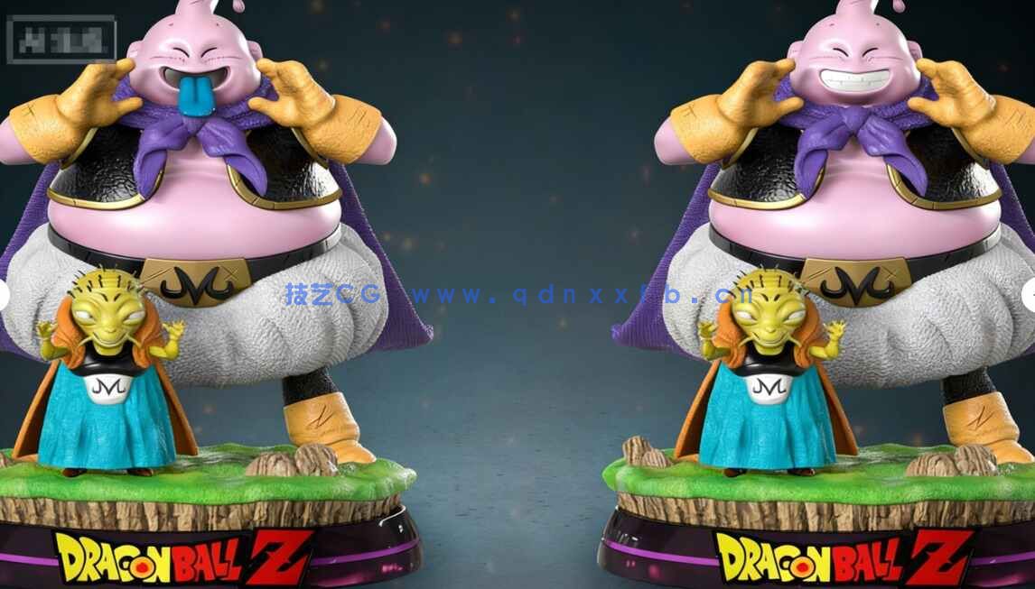 [独立角色] 魔人布欧七龙珠动漫角色雕塑3D打印模型(图1)