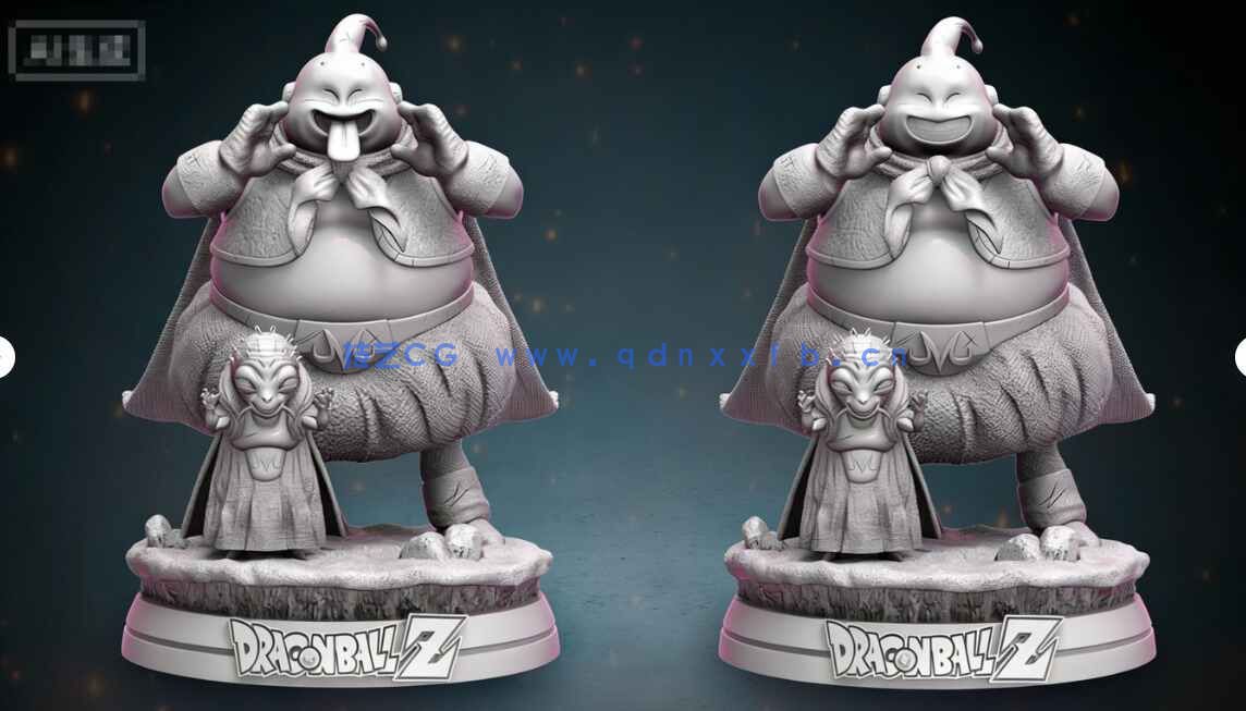 [独立角色] 魔人布欧七龙珠动漫角色雕塑3D打印模型(图2)