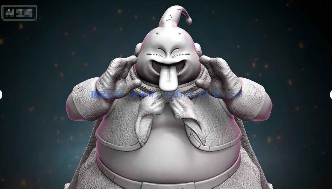 [独立角色] 魔人布欧七龙珠动漫角色雕塑3D打印模型(图4)