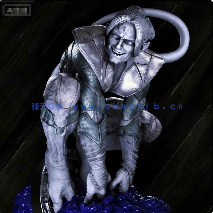 [独立角色] 夜行者漫威动漫角色雕塑3D打印模型(图5)