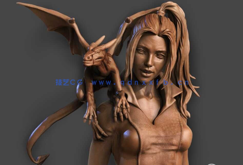 [独立角色] X战警凯蒂·普莱德漫威动漫角色雕塑3D打印模型(图3)