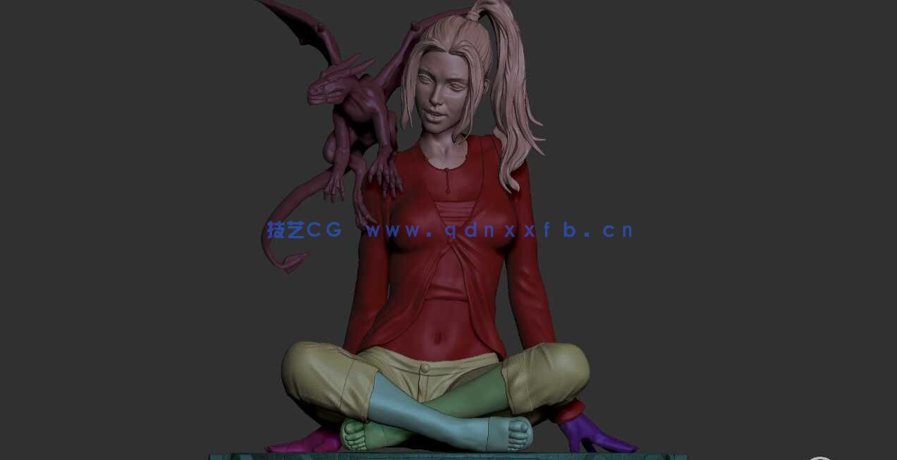 [独立角色] X战警凯蒂·普莱德漫威动漫角色雕塑3D打印模型(图4)