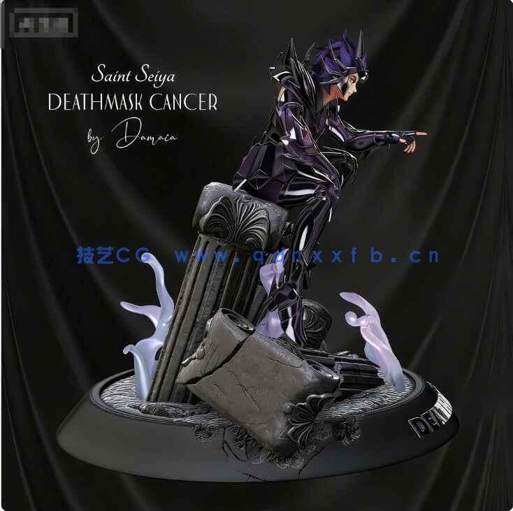 [独立角色] 巨蟹座迪斯马斯克圣斗士星矢动漫角色雕塑3D打印模型(图5)