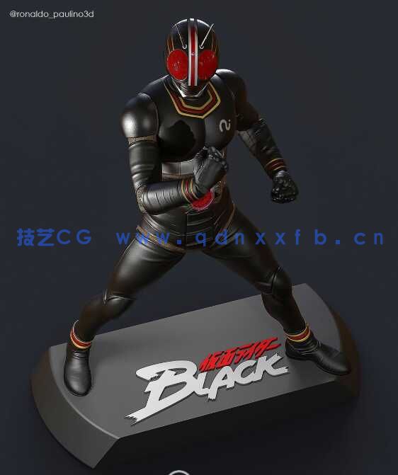 [独立角色] 南光太郎《假面骑士》影视角色雕塑3D打印模型(图5)