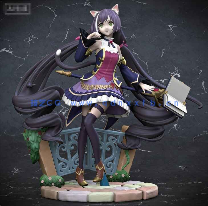 [独立角色] 凯丽公主兔女郎角色雕塑3D打印模型(图1)