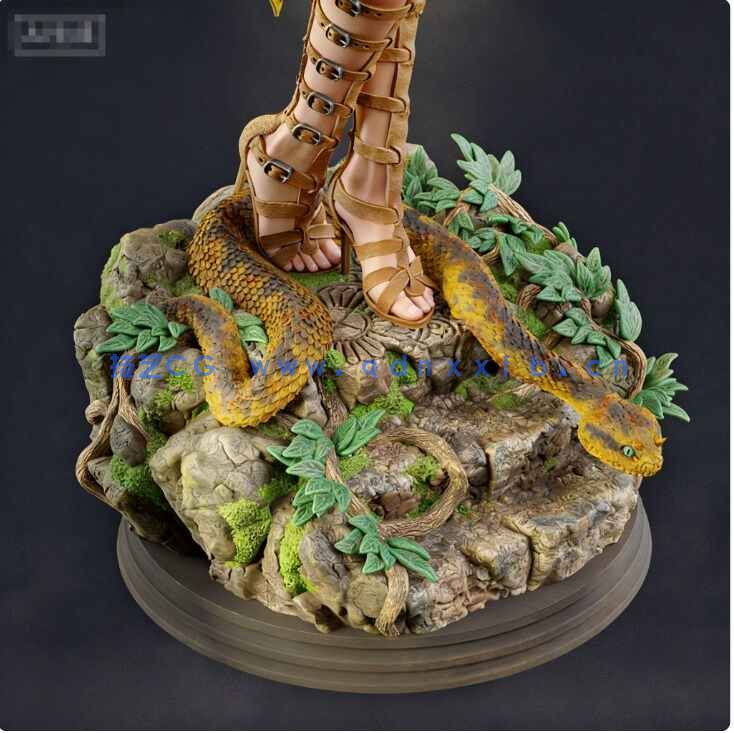 [独立角色] 冥后珀耳塞福涅古希腊神话种子女神角色雕塑3D打印模型(图6)