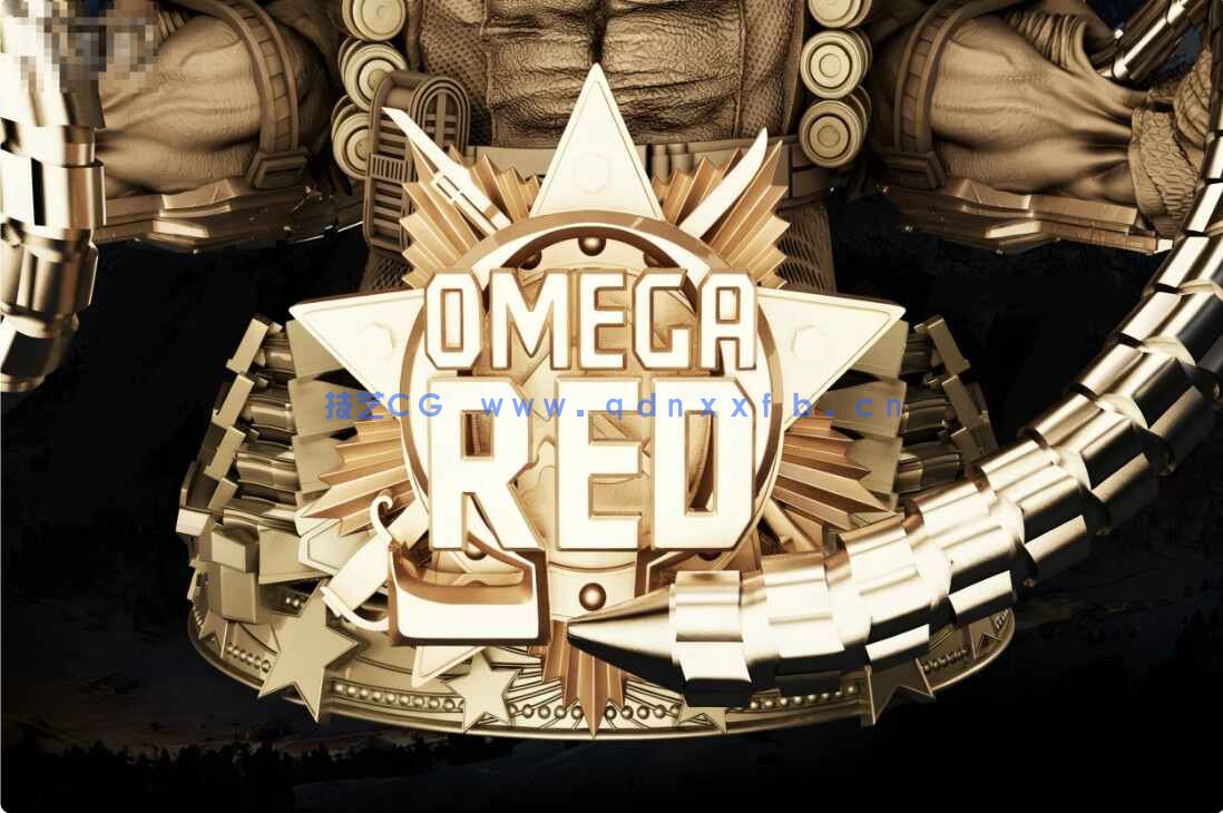 [独立角色] 红色欧米伽漫威动漫角色雕塑3D打印模型(图8)