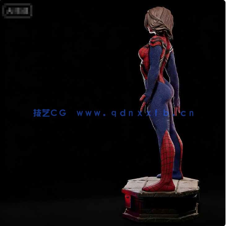 [独立角色] 蜘蛛女孩梅黛帕克动漫角色雕塑3D打印模型(图8)
