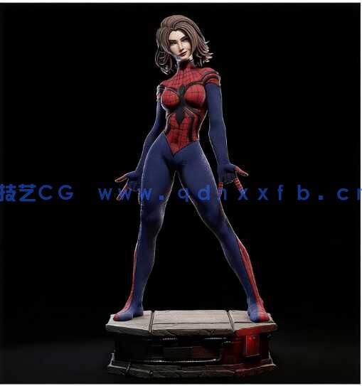 [独立角色] 蜘蛛女孩梅黛帕克动漫角色雕塑3D打印模型(图6)
