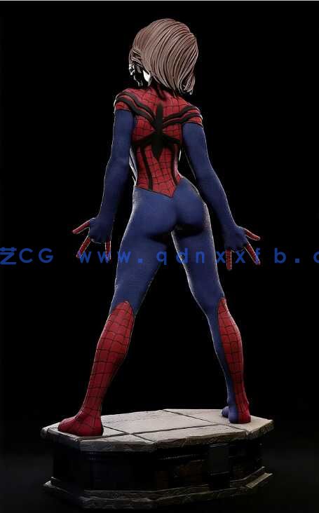 [独立角色] 蜘蛛女孩梅黛帕克动漫角色雕塑3D打印模型(图5)