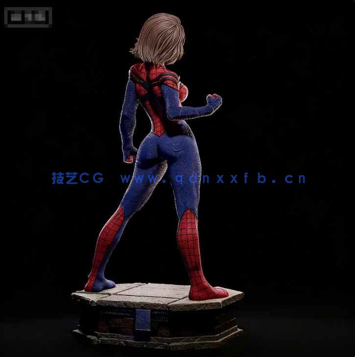 [独立角色] 蜘蛛女孩梅黛帕克动漫角色雕塑3D打印模型(图9)