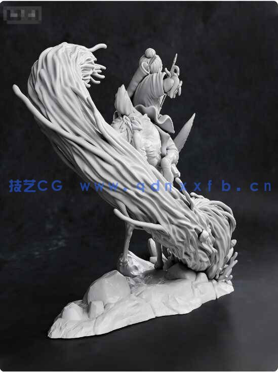 [独立角色] 阿席达卡《幽灵公主》动画角色雕塑3D打印模型(图4)