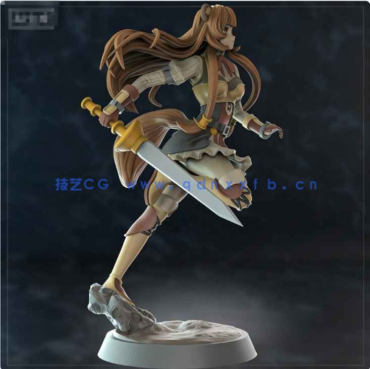 [独立角色] 拉芙塔莉雅《盾之勇者成名录》动画角色雕塑3D打印模型(图4)