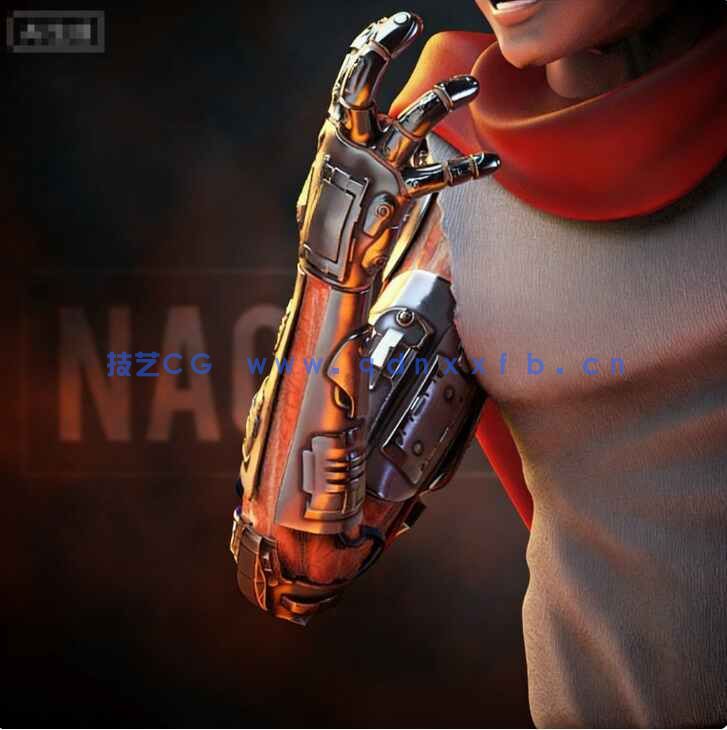 [独立角色] 岛铁雄《阿基拉》动漫角色雕塑3D打印模型(图6)