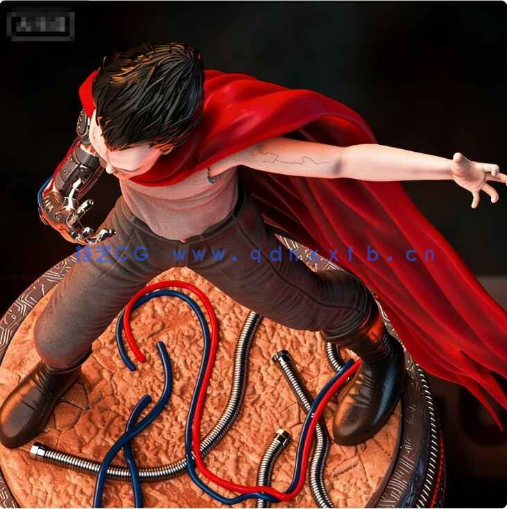[独立角色] 岛铁雄《阿基拉》动漫角色雕塑3D打印模型(图7)