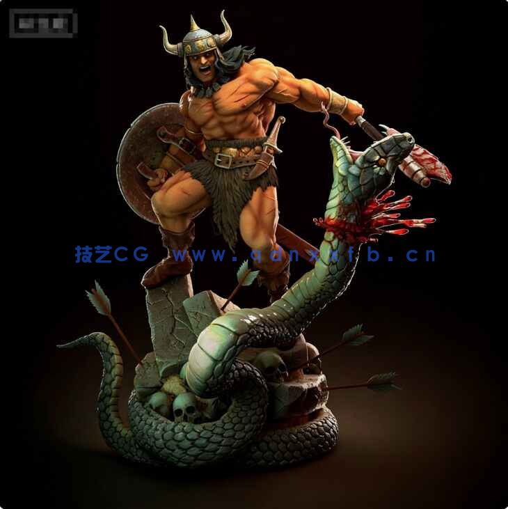 [独立角色] 柯南漫威漫画角色雕塑3D打印模型(图1)