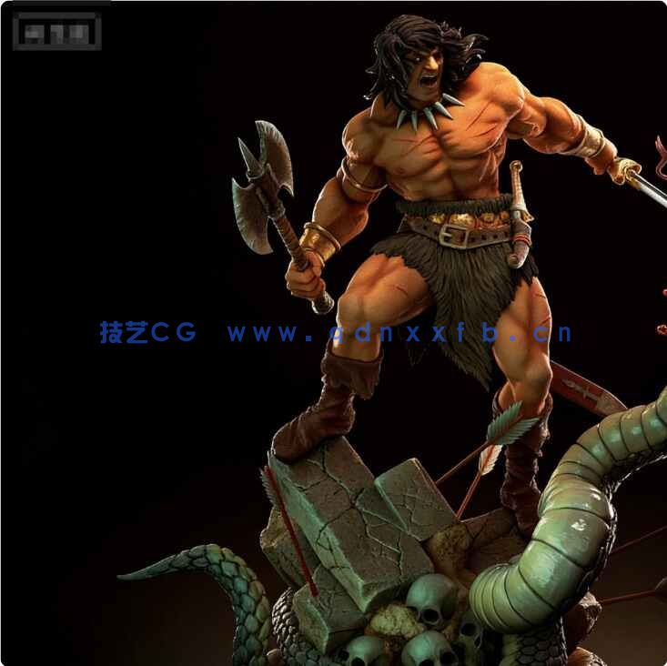 [独立角色] 柯南漫威漫画角色雕塑3D打印模型(图2)