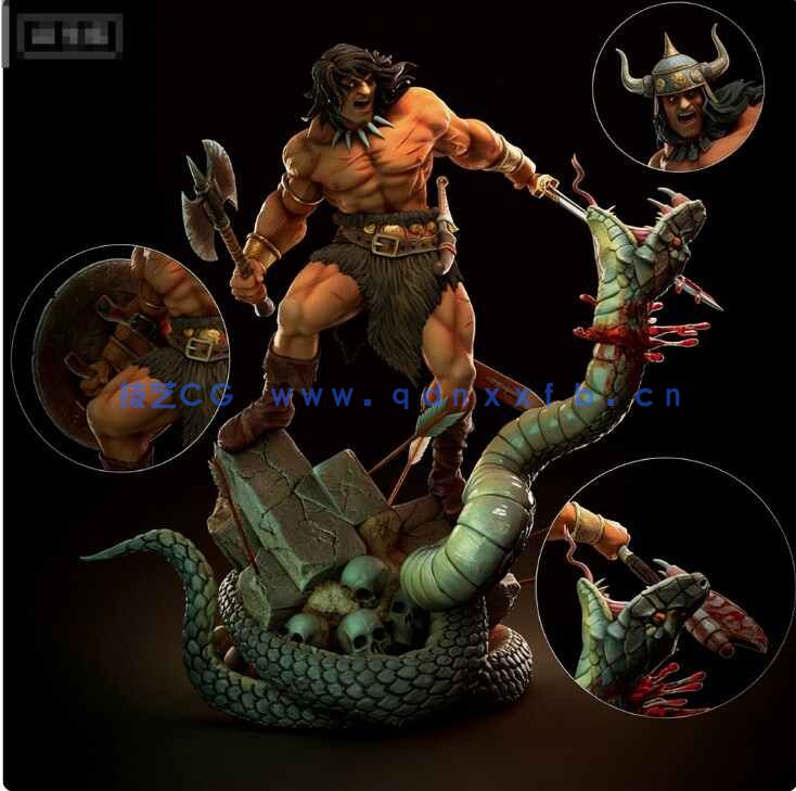 [独立角色] 柯南漫威漫画角色雕塑3D打印模型(图7)