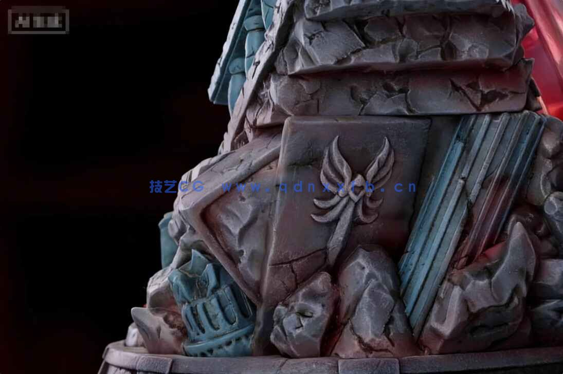 [独立角色] 冥王哈迪斯《圣斗士星矢》动漫角色雕塑3D打印模型(图5)