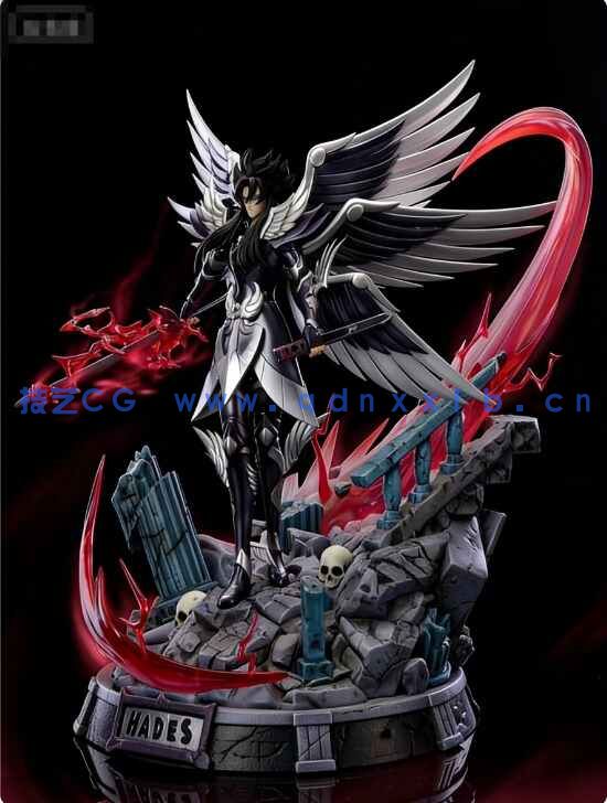 [独立角色] 冥王哈迪斯《圣斗士星矢》动漫角色雕塑3D打印模型(图4)