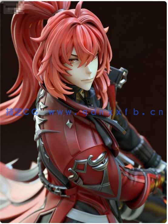 [独立角色] Diluc迪卢克Diluc原神游戏角色雕塑3D打印模型(图5)