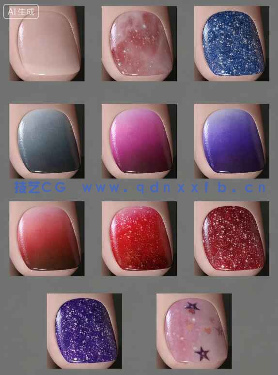 [独立角色] 亚洲短发女孩高清角色3D模型合集(图8)