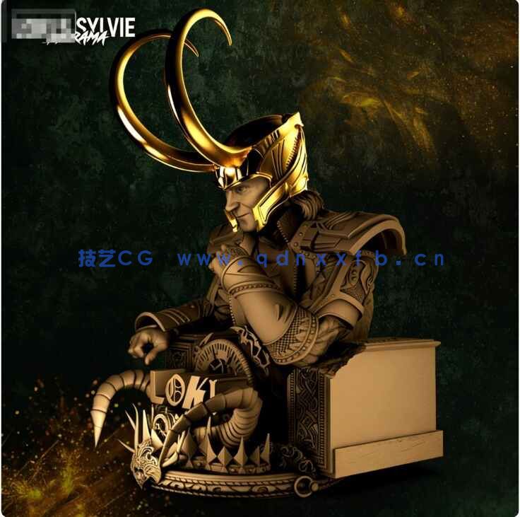 [独立角色] 洛基漫威动漫角色雕塑3D打印模型(图3)