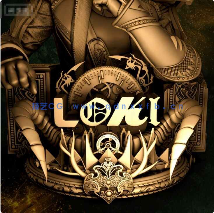 [独立角色] 洛基漫威动漫角色雕塑3D打印模型(图5)