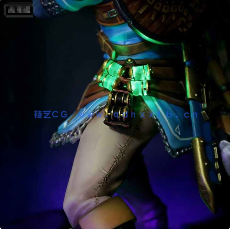 [独立角色] 林克施法动作《塞尔达传说 国王之泪》游戏角色雕塑3D打印模型(图2)