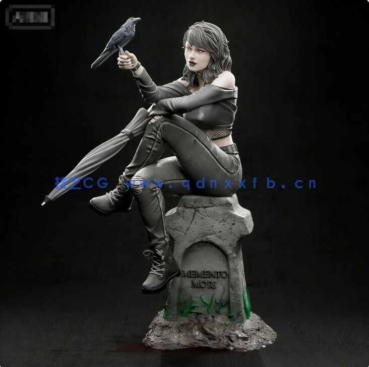 [独立角色] 睡魔死亡DC动漫角色雕塑3D打印模型(图1)