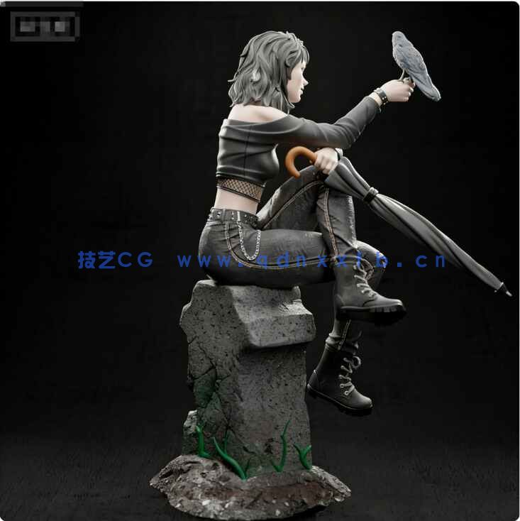 [独立角色] 睡魔死亡DC动漫角色雕塑3D打印模型(图5)