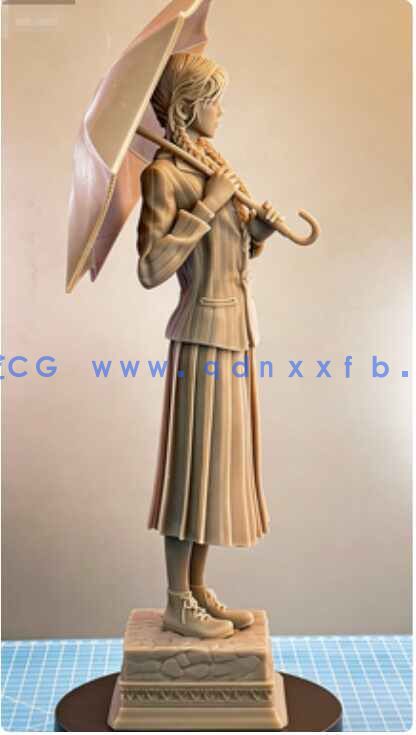 [独立角色] 亚当斯一家影视角色星期三雕塑3D打印模型(图6)