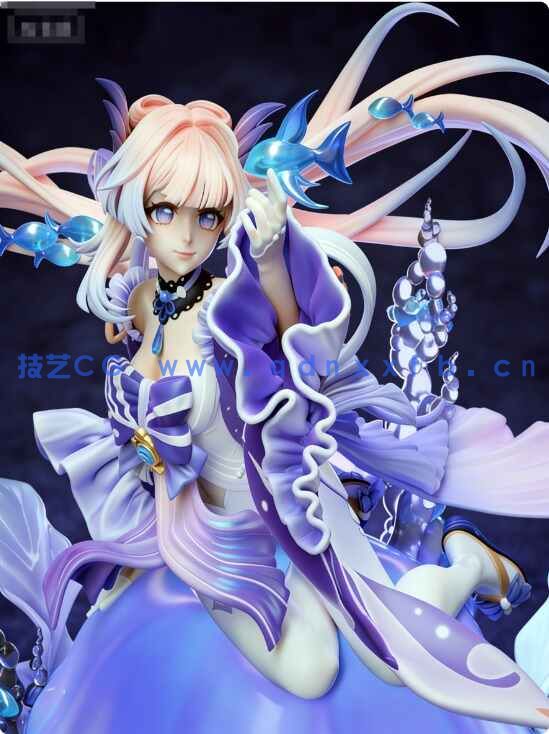 [独立角色] 珊瑚宫心海《原神》游戏角色雕塑3D打印模型(图1)
