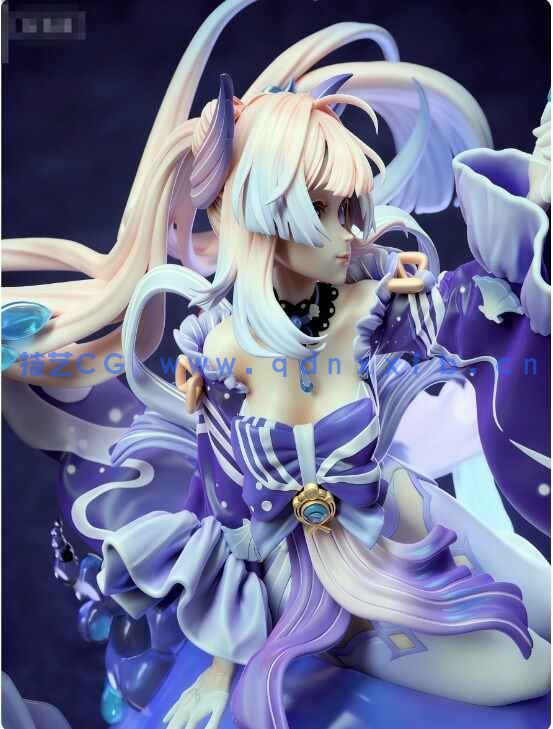 [独立角色] 珊瑚宫心海《原神》游戏角色雕塑3D打印模型(图6)